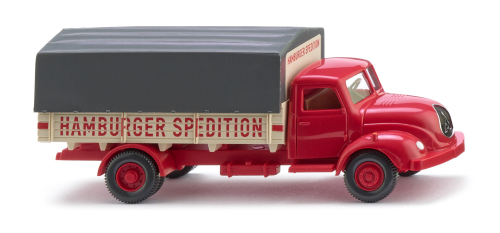 Wiking 042004 Pritschen-Lkw (Magirus) "Hamburger Spedition" Spur H0