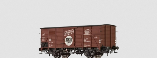 Brawa 50766 Ostalgie Sondermodell Gedeckter Güterwagen Gw (G) "Rondo Kaffee" DR Spur H0