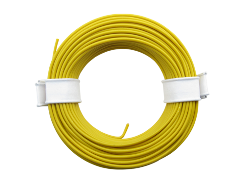 10 Meter Ring Miniaturkabel Litze flexibel LIY 0,14mm² gelb