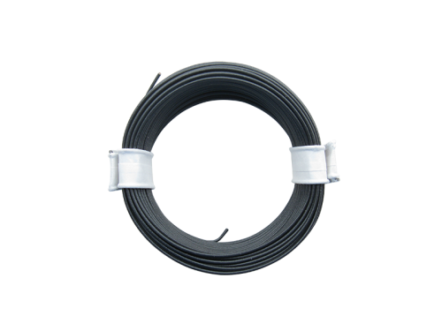 10 Meter Ring Miniaturkabel Litze LIFY 0,05mm² schwarz