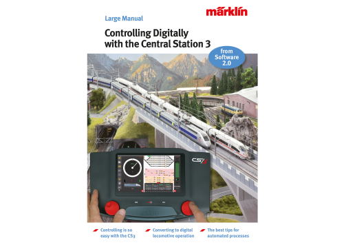 Märklin 003093 Modelleisenbahn Ratgeber Digital-Steuerung mit der Märklin Central Station 3 Englisch Spur H0