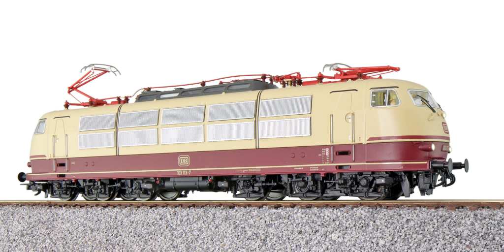 ESU 31176 E-Lok, H0, BR 103, 103 113 DB, TEE, Ep VI, Vorbildzustand um 2020, LokSound, Pantograph, DC/AC Spur H0