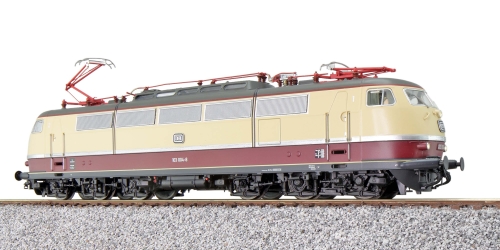 ESU 31177 E-Lok, H0, E03, 103 004 DB, TEE, Ep IV, Vorbildzustand um 1979, LokSound, Pantograph, DC/AC Spur H0