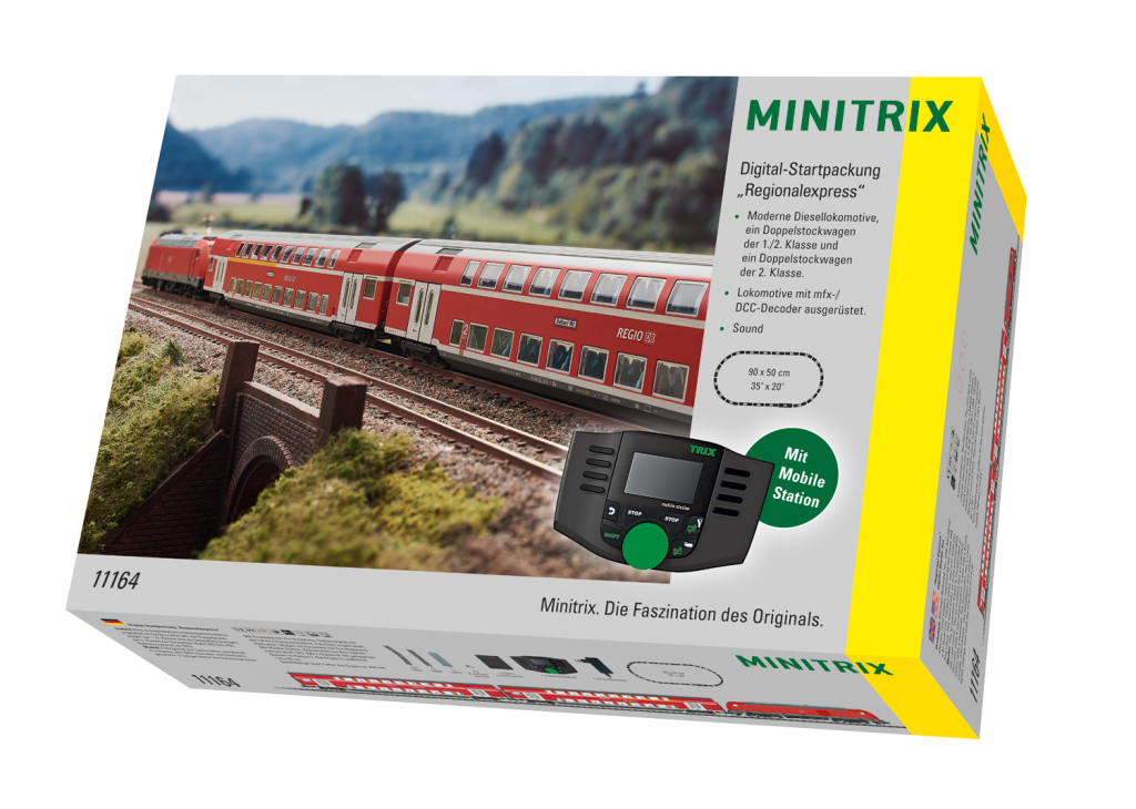 Minitrix T11164 Digital-Startpackung Regionalexpress Spur N