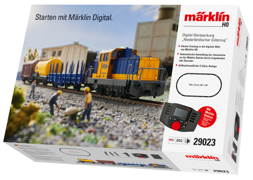 Märklin 029023 Digital-Startpackung Niederländischer Güterzug Spur H0