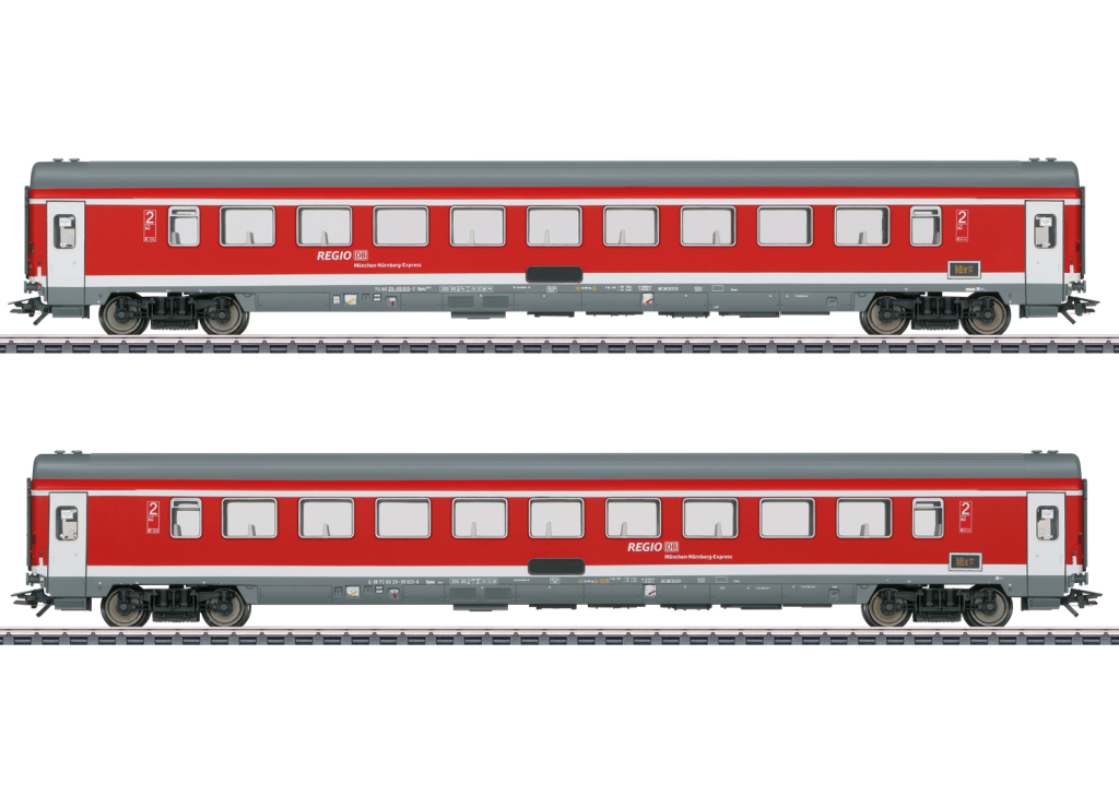 Märklin 042989 Reisezugwagen-Set 2 München-Nürnberg-Express Spur H0