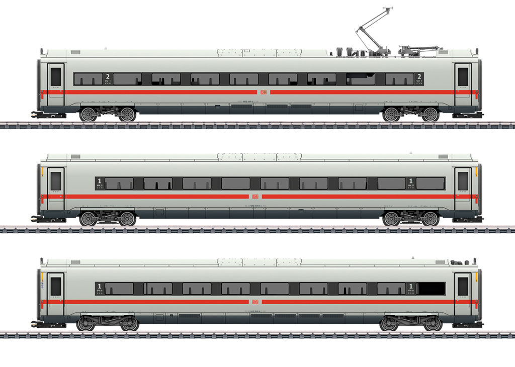 Märklin 043726 Ergänzungswagen-Set zum ICE 4 Spur H0