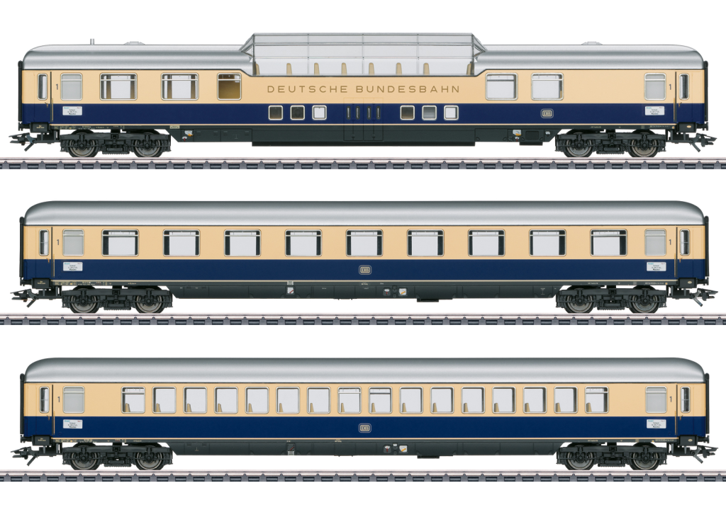 Märklin 043881 Schnellzugwagen-Set 1 Rheinpfeil 1963 Spur H0