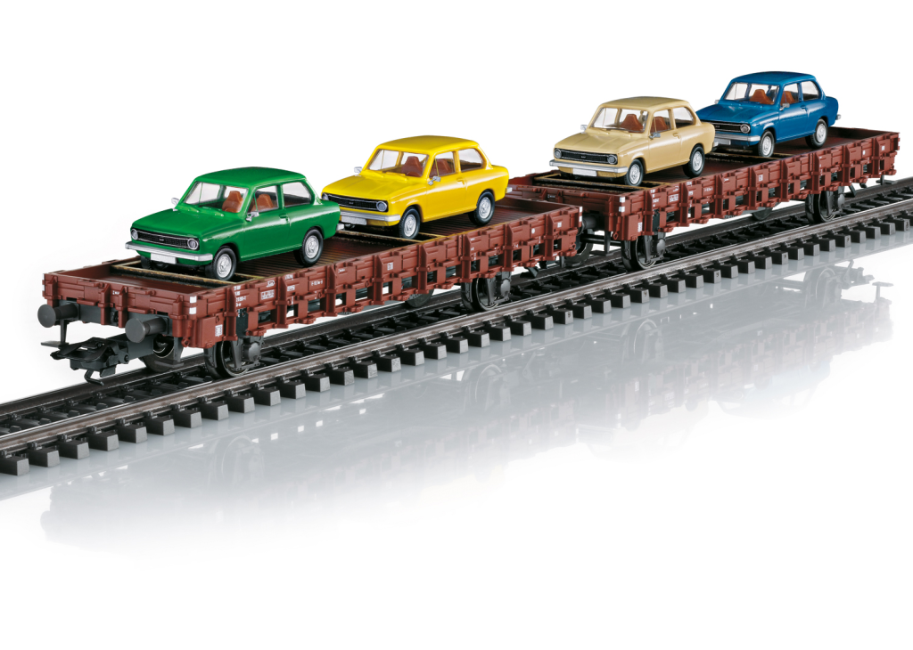 Märklin 046404 Flachwagenset DAF 66 Spur H0