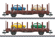 Märklin 046404 Flachwagenset DAF 66 Spur H0