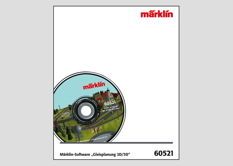 Märklin 060521 Märklin-Software Gleisplanung 2D/3D, Version 9.0 Spur H0