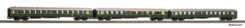 PIKO 28326 3er Set yl-wagen Mit Steuerwagen DB III Spur H0