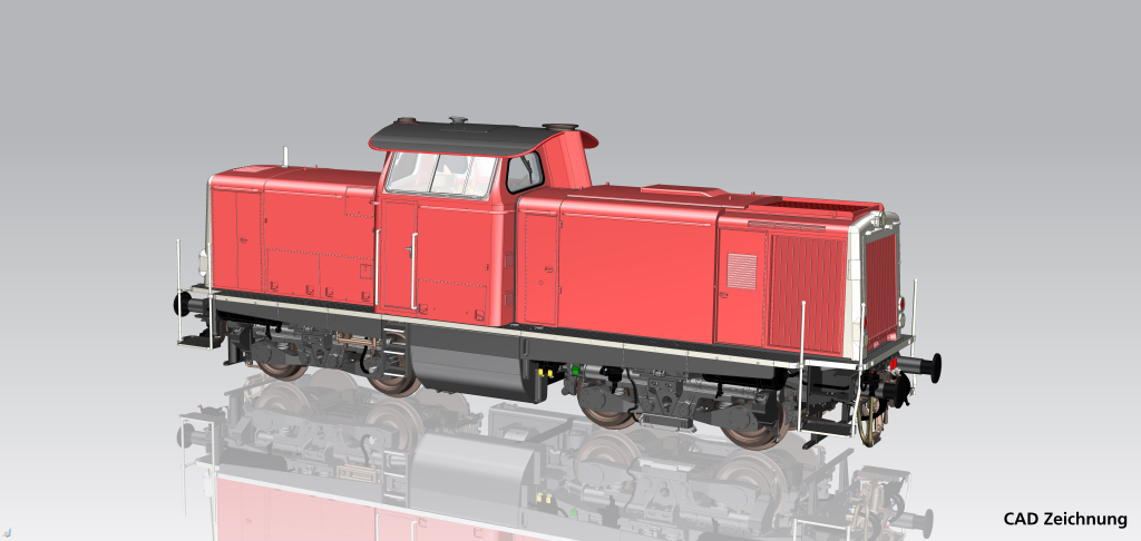 PIKO 52338 Wechselstrom Diesellok/ Sound BR 213 orientrot DB AG V + PluX22 Decoder Spur H0