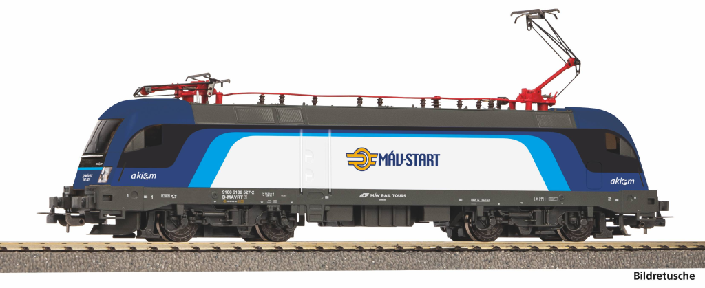 PIKO 57841 Wechselstrom E-Lok BR 182 MAV-Start VI + PluX22 Decoder Spur H0