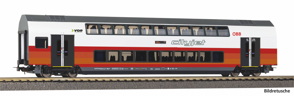 PIKO 58818 Doppelstockwagen ÖBB VI Spur H0