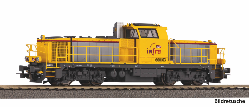 PIKO 96493 Diesellok BB 60000 SNCF VI + DSS PluX22 Spur H0