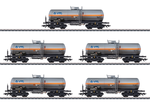 Märklin 046465 Chlorgaskesselwagen-Set VTG Spur H0