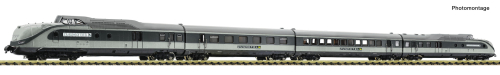 Fleischmann 7760009 4-teiliges Set Dieseltriebzug BR 601 Zughotel Spur N