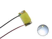S1126-5 Stück SMD LED 0603 gelb mit Draht Kupferlackdraht Kabel mini LEDs 