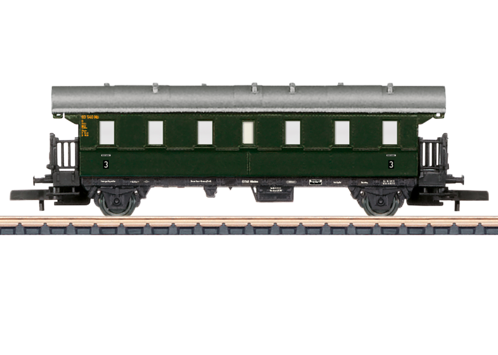 Märklin 087512 Einheitspersonenwagen Donnerbüchse Spur Z