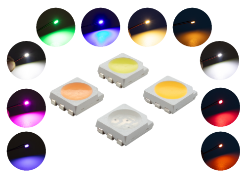 LED SMD 5050 PLCC6 rot gelb grün blau orange pink UV RGB kaltweiß weiß warmweiß