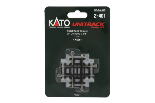 Kato K2-401 Kreuzung 90° 60mm 1 Stück Spur H0