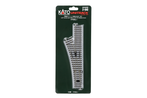 Kato K2-840 Weiche links R490mm 22,5° 1 Stück Spur H0