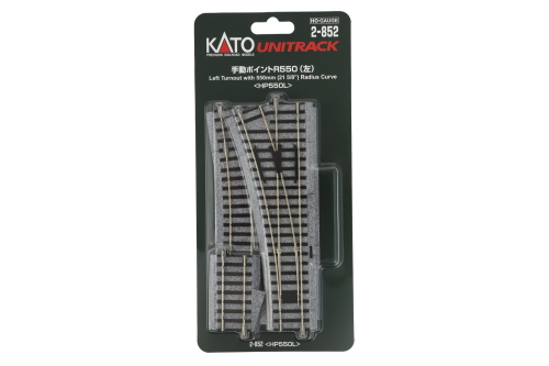 Kato K2-852 Weiche links R550mm 19° 1 Stück Spur H0