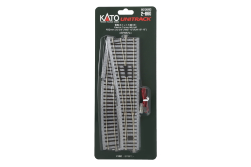 Kato K2-860 Elektrische Weiche links R867mm 10° 1 Stück Spur H0