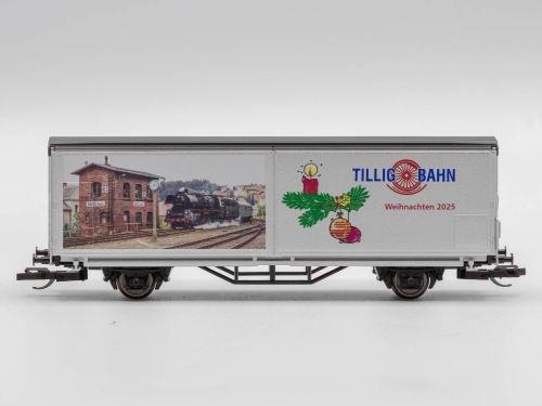 TILLIG 502584 Schiebewandwagen Weihnachten DANKE 2025 Spur TT