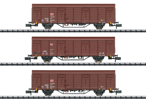 Minitrix T18901 Güterwagen Set Bauart Gbs 258 Spur N