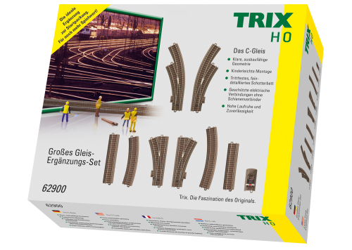 Trix T62900 Großes Gleis Ergänzungs Set Spur H0