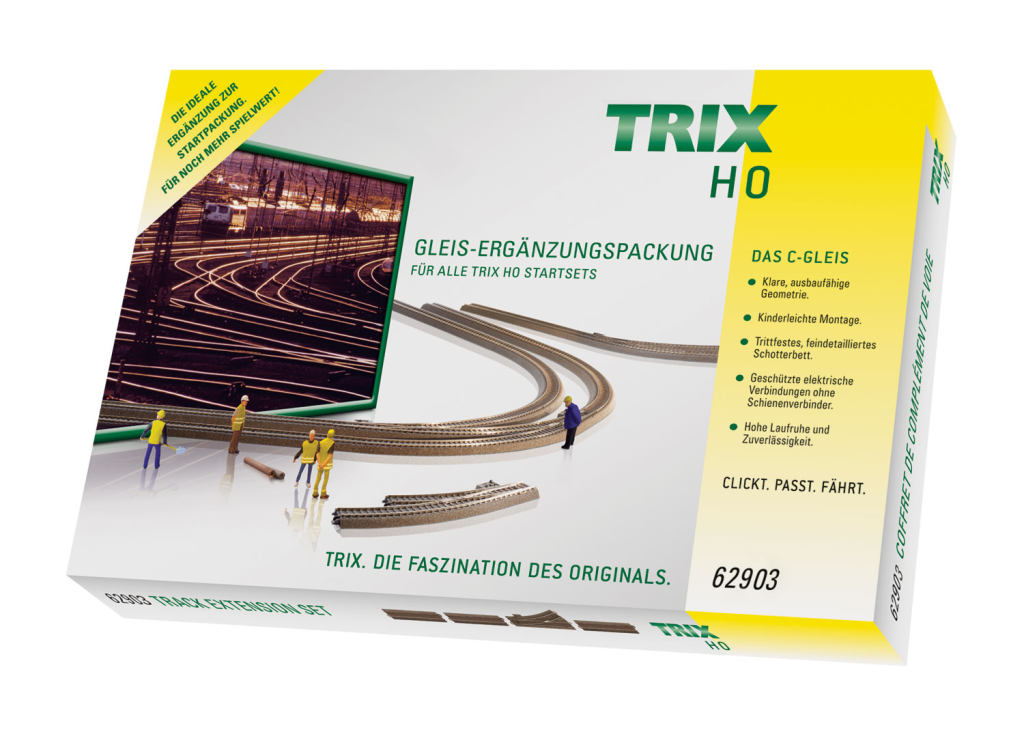 Trix T62903 C-Gleis Ergänzungspackung C3 Spur H0