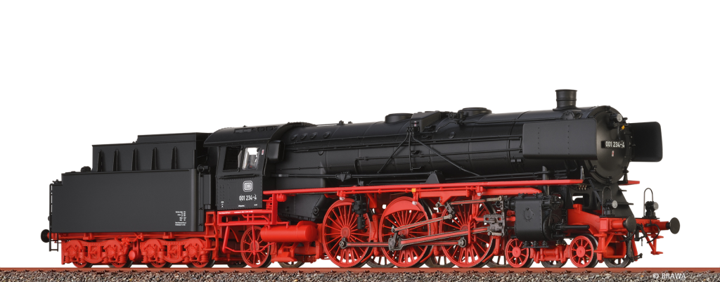 BRAWA 40939 Dampflokomotive BR 01 DB Epoche IV AC Digital EXTRA Spur H0