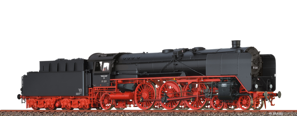 BRAWA 40955 Dampflokomotive BR 01 DRG Epoche II AC Digital EXTRA Spur H0