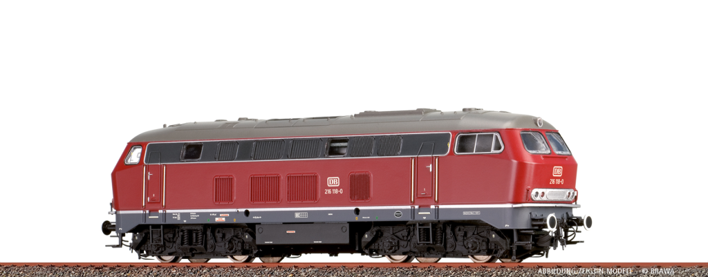 BRAWA 41160 Diesellokomotive 216 DB Epoche IV DC Analog BASIC+ Spur H0