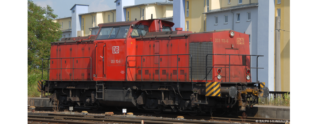 BRAWA 41290 Diesellokomotive 203 DB Epoche V DC Digital EXTRA Spur H0