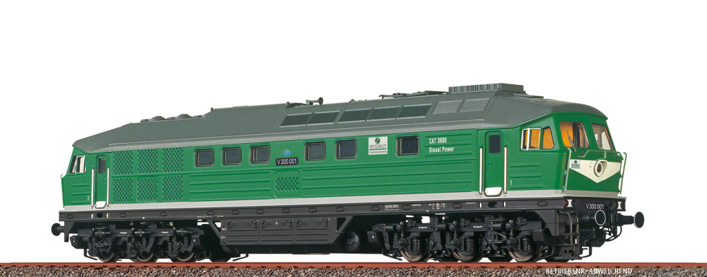 BRAWA 41470 Diesellokomotive V 300 DR Epoche IV DC Wismut AG Spur H0