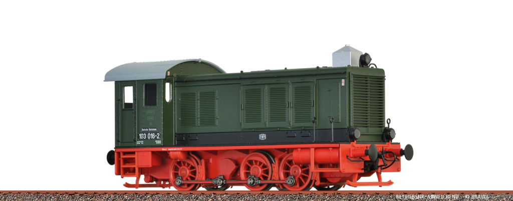 BRAWA 41665 Diesellokomotive 103 DR Epoche IV AC Digital EXTRA Spur H0