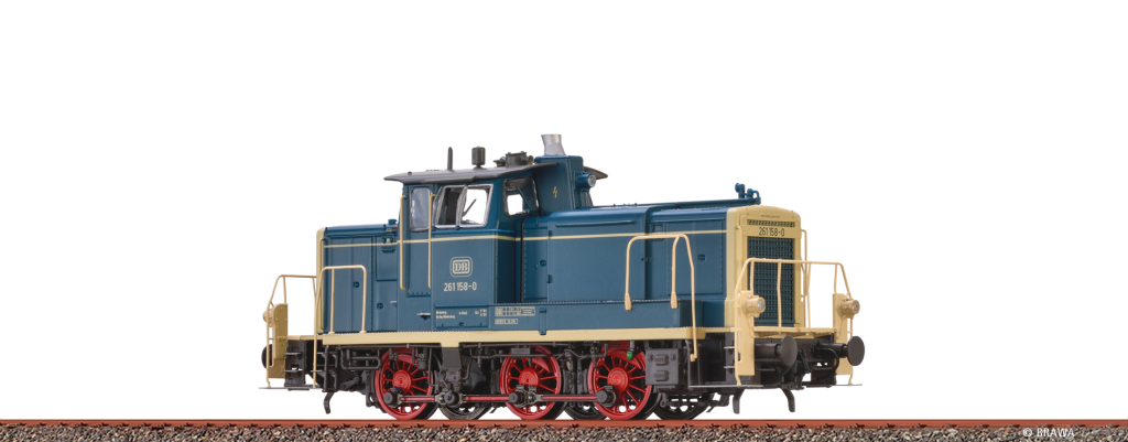BRAWA 42406 Diesellokomotive 261 DB Epoche IV DC Digital EXTRA Spur H0