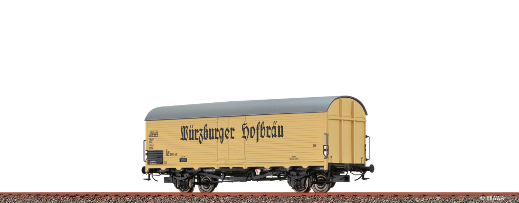 BRAWA 47604 Kühlwagen Ibdlps 383 DB Epoche IV Würzburge Spur H0