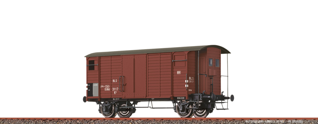 BRAWA 47881 Güterwagen K2 BLS Epoche III Spur H0