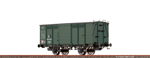 BRAWA 48039 Gedeckter Güterwagen G K.Bay.Sts.B. Epoche I Spur H0
