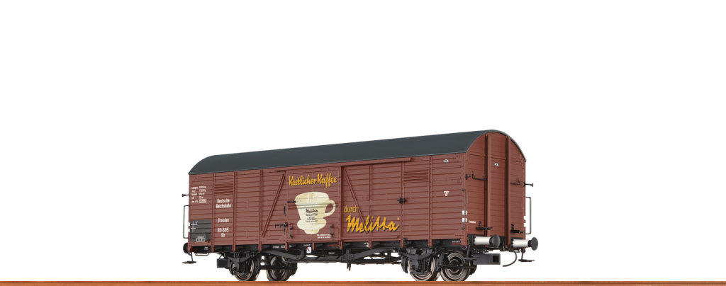 BRAWA 48741 Güterwagen Glr DRG Epoche II Melitta Spur H0