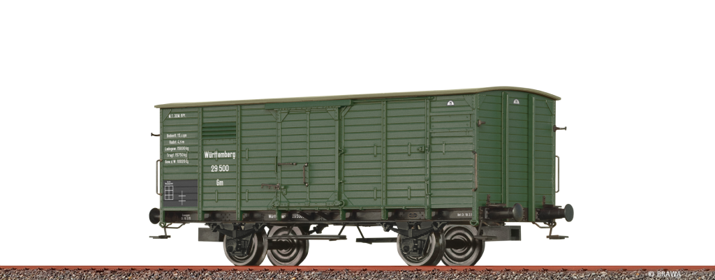 BRAWA 49824 Güterwagen Gm K.W.St.E. Epoche I Spur H0