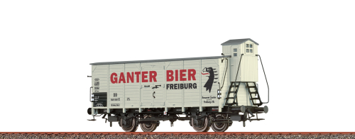 BRAWA 49871 Gedeckter Güterwagen P Bierwagen DB Epoche III Ganter Spur H0