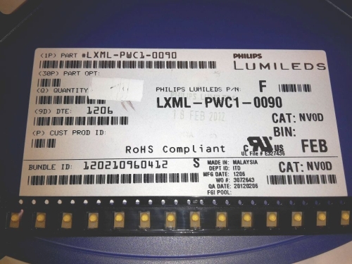 200 Stück Luxeon LED Rebel Philips Lumileds LXML-PWC1-0090