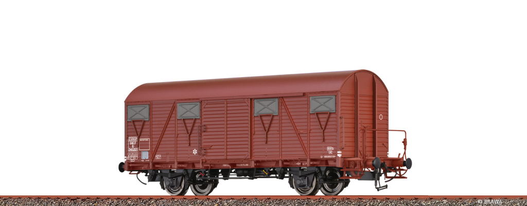 BRAWA 50111 Güterwagen Kf SNCF Epoche III EUROP Spur H0