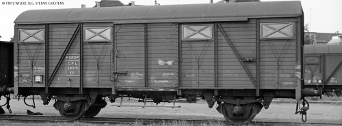 BRAWA 50112 Güterwagen Kks 210 CFL Epoche III Spur H0