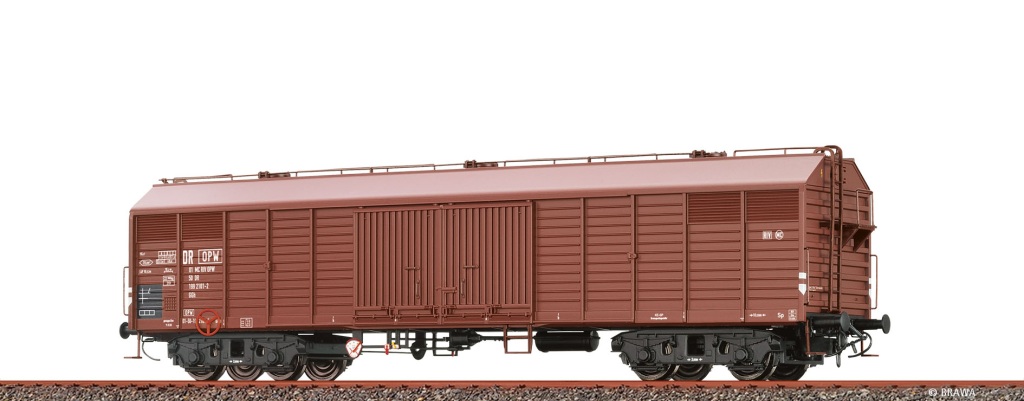 BRAWA 50404 Güterwagen GGh DR Epoche IV Spur H0